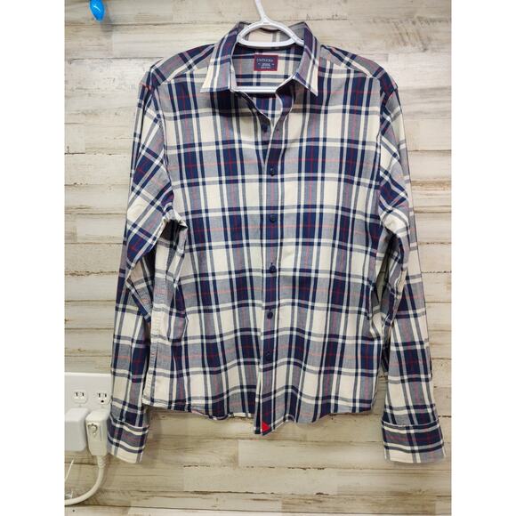 UntuckIt Men's cotton shirt blue medium - Picture 1 of 9